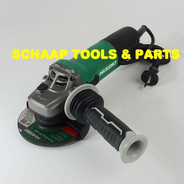 HiKOKI - Hitachi Haakse slijpmachine 125 mm 1400 watt met handgreep | | Schaap Tools & Parts