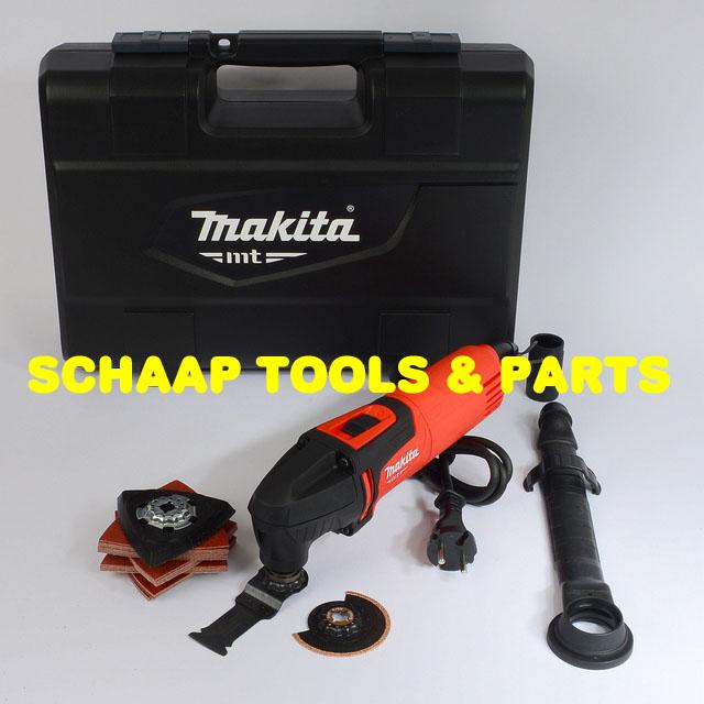 bevolking regen humor Makita MT - Maktec Multitool voor zagen, schuren, schrapen en snijden met  accessoire set in koffer | M9800KX4 | Schaap Tools & Parts