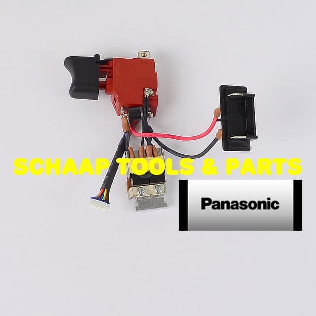 Panasonic Schakelaar EY7441 met bedrading accuaansluiting | EY7441-030 EY74A1-008 | Schaap Tools &