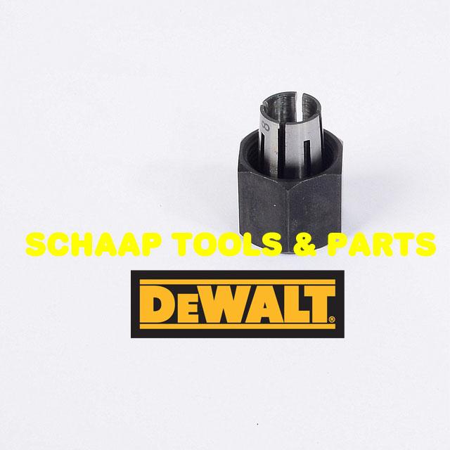 DeWalt Bovenfrees spantang 8 mm compleet moer Schaap Tools & Parts