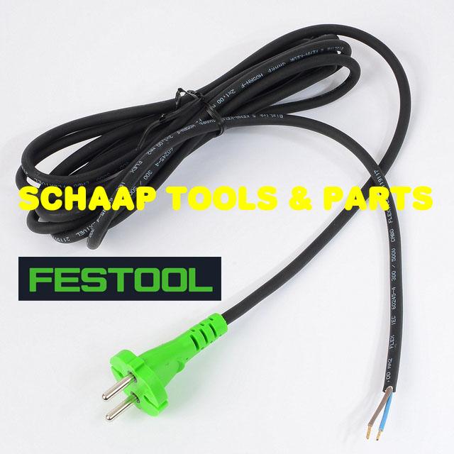 advies vijver badge Festool Kabel met groene stekker EU klasse ll H05RN-F 2x 1,00 qmm | 457410  | Schaap Tools & Parts