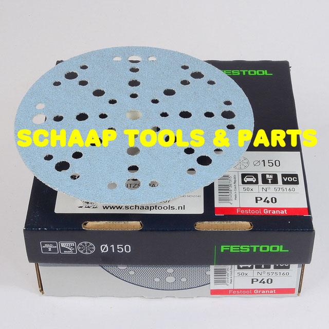 Mola Abrasiva Festool STF D150/48 Grano P40 - Disco Granato Per Levigatrici, Sistema StickFix - Foto 5