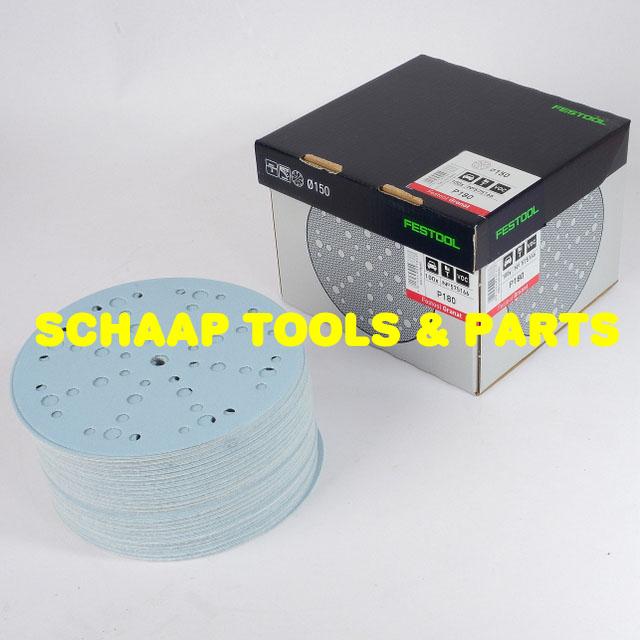 Festool Schleifscheiben STF D150/48 P180 – 100 Stück, Kletthaftend Für Hohen Abtrag