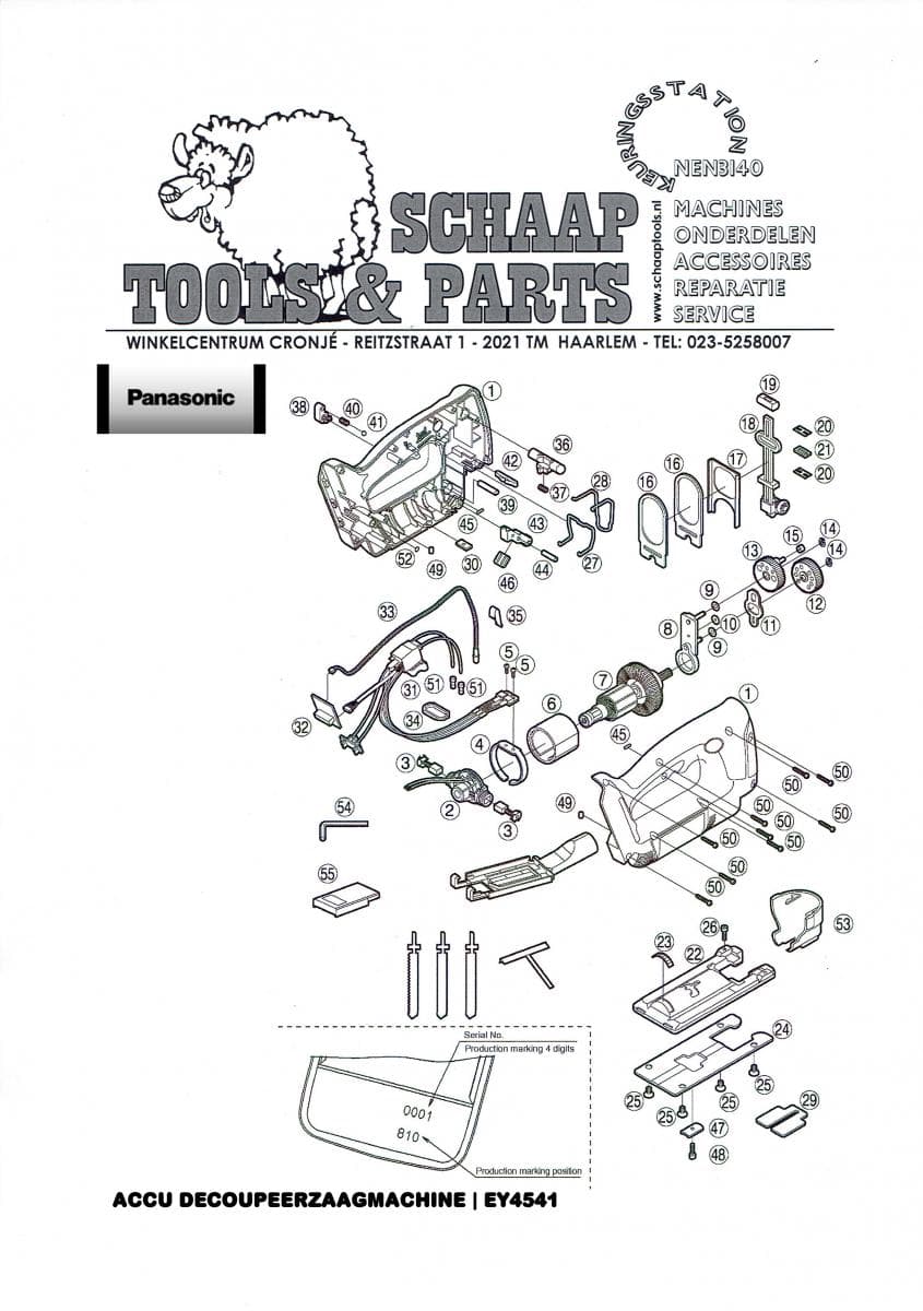 Makita 4351FCTJ decoupeerzaag T-model 230 V