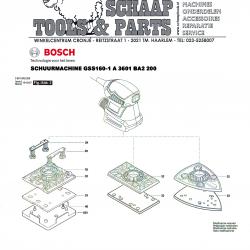 Bosch Schaap Tools Parts Bosch Schaap Tools Parts
